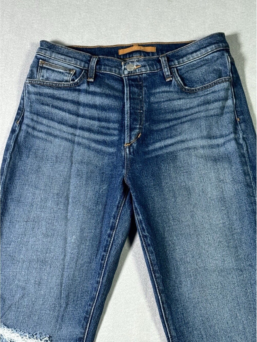 Joe's Jeans The Honor High Rise Vintage Straight Crop Kehlan Distressed Size 28 - Picture 9 of 9
